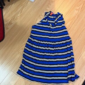 Joe Fresh Striped Blue and Black Top
